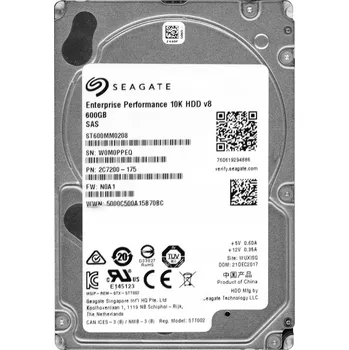Interní pevný disk SEAGATE 600GB SAS-3 10K 128MB 2.5'' ST600MM0208