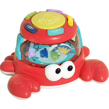 Stuha HračkyXL Krab bubínek s efekty 11cm