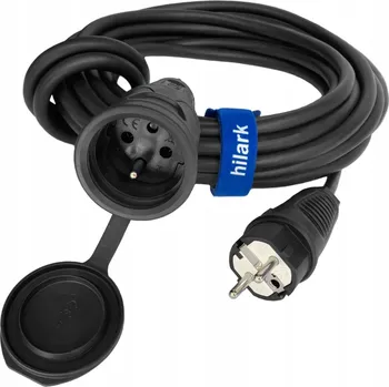 Napájecí kabel Hilark jednoduchý Prodlužovací Kabel pro zahradu 25 m 1 ks černý