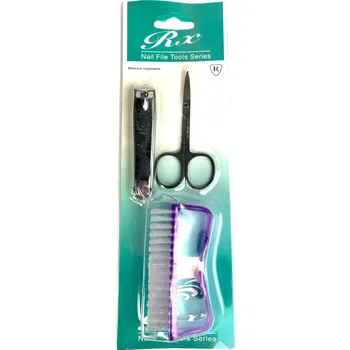 SADA NA NEHTY ŠTÍPAČKY NŮŽKY PINZETA MANIKÚRA KARTÁČEK