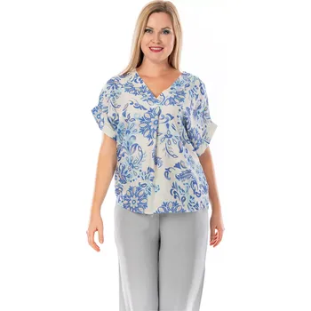 Dámská halenka Dámská halenka ELME 38 Světle modrá