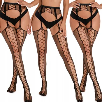 Dámské punčochy Punčocháče kabaretky SNM P223 20den Černá velikost 3