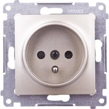 Elektrická zásuvka Kontakt-simon Elektrická Zásuvka - Simon Gold