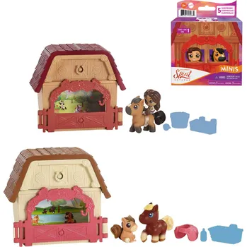 Mattel MATTEL SPIRIT Minis poníci a přátelé serie 1 herní set s překvapením 6 druhů
