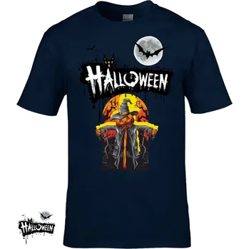 Pánské oblečení Tričko Halloween | Strašidelná dýně Druh: Dětské, Barva: Khaki, Velikost: 110-XS