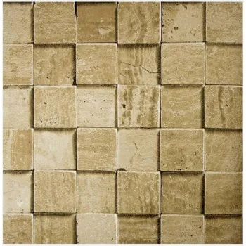 Fototapeta 3D vinylová tapeta – geometrické šestiúhelníky, betonový vzhled