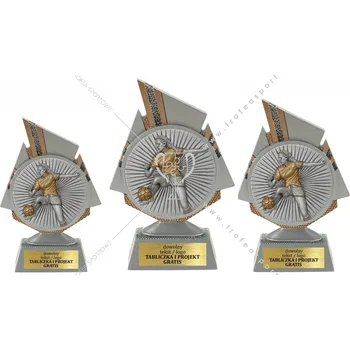 Figurka Sada 3D prostorových figurek Ženský fotbal 20-17-15 cm + ŠTÍTKY