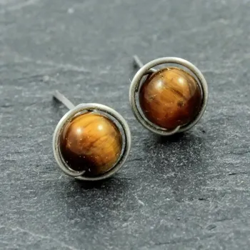 Náušnice Náušnice pecky Tygří očka