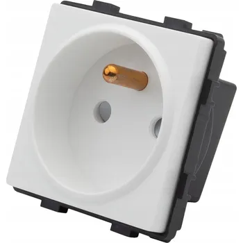 Elektrická zásuvka Elektrická Zásuvka nástěnná Luuna bílá