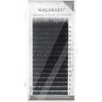 Umělé řasy Řasy NAGARAKU Mink L 0,07 MIX 16 proužků umělé řasy