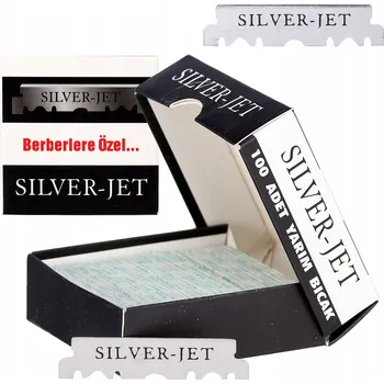 Břitva na holení Žiletky do holení půlky ostré do holicího strojku 100 Ks jednostranné