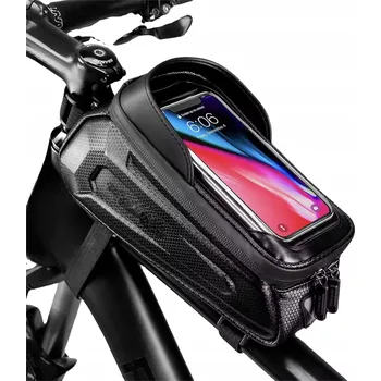 brašna na kolo Cyklistická brašna Černá ledvinka na rám kola Pouzdro pro telefony o objemu 1,7 l