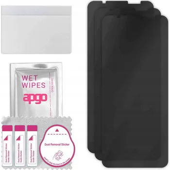 Pouzdro na mobilní telefon 3x Hybridní Sklo s Filtrem Soukromí pro Asus ROG Phone 7 Ultimate, PRIVAC