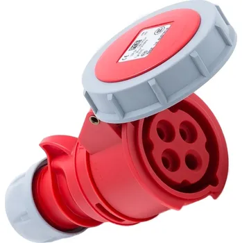 Elektrická zásuvka Elektrická Zásuvka hermetická Pce červená