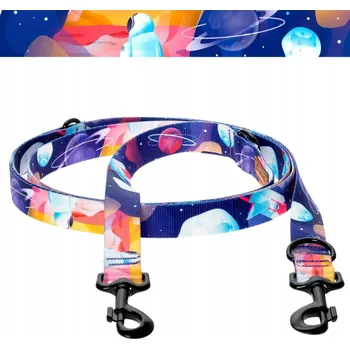 Vodítko pro psa VODÍTKO MULTIFUNKČNÍ přepínací 500 cm pro psa do 20 kg Ukory MODRÉ