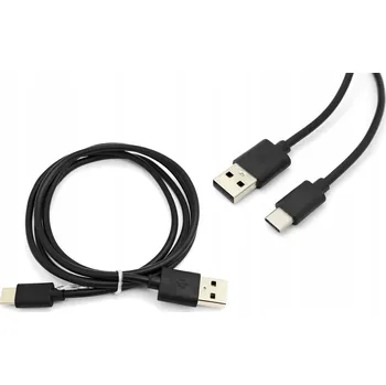Datový kabel Kabel DirectLab USB - USB typ C 1 m černý