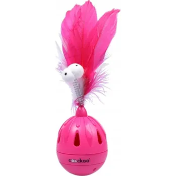 Hračka pro kočku Interaktivní Hračka pro kočky Coockoo Hračka HRNEK (růžová) 20x7cm