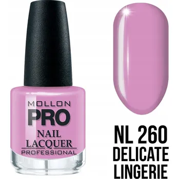 Lak na nehty 260. Jemná spodní bielizeň - Klasický lak na nechty s tužidlom Hardening Nail Lacquer 15 ml - Mo