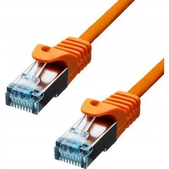 Síťový kabel Ethernetový kabel ProXtend CAT6A S/FTP CU LSZH Oranžový 5m, 6ASFTP-05O