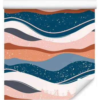 Fototapeta Tapeta do ložnice Abstraktní linie DÍNY Dekor