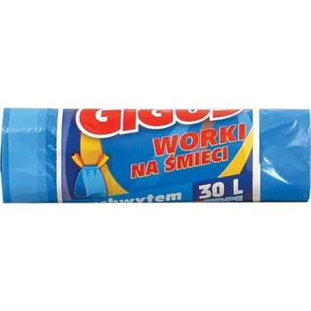 Pytle na odpadky PYTLE NA ODPAD 30L/15KS GIGUS HDPE SE UCHYTY.