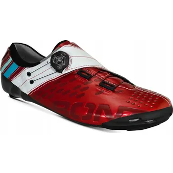 Pánské cyklistické tretry BONT CYCLING HELIX ČERVENÉ ČERVENÁ SILNIČNÍ TRETRY BOA r 46