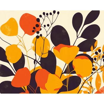 Plakát Plakát Zahrada barev - plakát bez rámu 50 x 40 cm