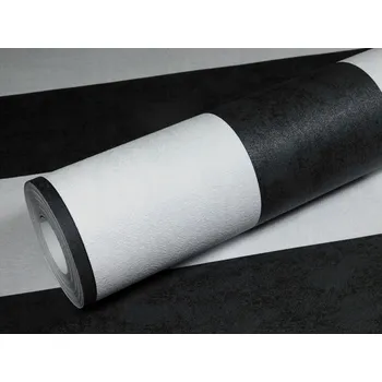 Tapeta Vinylová tapeta na vliesu AS Creation černá/bílá omyvatelná 10,05 m