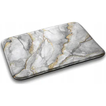 Koupelnová předložka Protiskluzová koupelnová předložka Šedý mramor