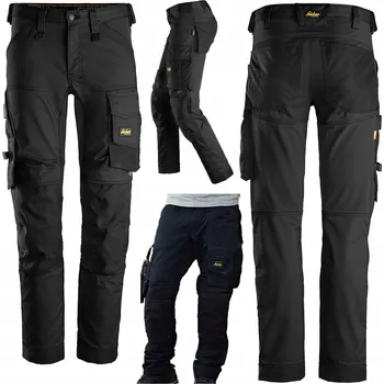 Pracovní obuv Snickers 6341 Pánské ELASTICKÉ STRETCH pracovní kalhoty vel. 52 černé