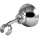 Mereo Držák sprchy polohovací retro, pochromovaná mosaz