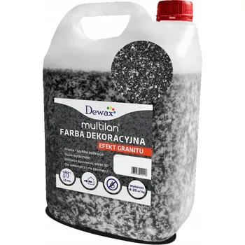 Barva ve spreji ŽULOVÁ Barva ve spreji s efektem žulového kamene ČERNÁ ŠEDÁ Dewax 2 kg 031