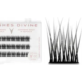 Umělé řasy Many Lashes DIVINE Hedvábné trsy řas CC - 8 mm