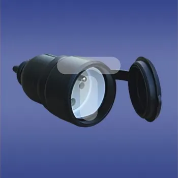 Elektrická zásuvka Přenosná gumová zásuvka 16A 2P+Z 230V IP44 AWA-GO 51.70