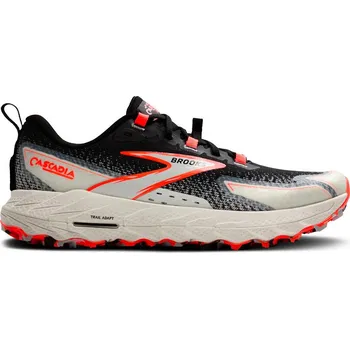 Dámská běžecká obuv Dámská běžecká obuv Brooks Cascadia 18 Black/Blue Wash/Flame US 6,5