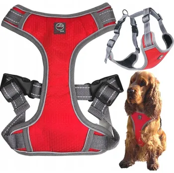 Postroj pro psa POSTROJE pro psa SILNÉ beztlakové GUARD SOLID červené L