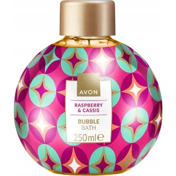 Koupelová pěna AVON Pěna do koupele Malina a Černý Rybíz