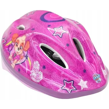 Cyklistická přilba Tlapková patrola, Cyklistická helma pro dívku, fuchsiová
