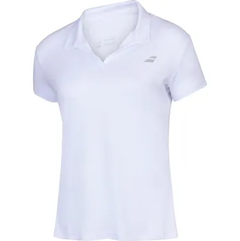 Dámské tričko POLO TRIČKO BABOLAT PLAY PRO ŽENY BÍLÉ M
