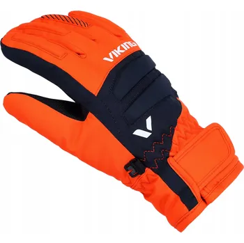 Rukavice Dětské zimní rukavice VIKING Flinx Ski Kids vel. 4 ATT+ Oranžové