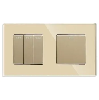 vypínač SKLENĚNÝ MECHANICKÝ KLÁVESOVÝ VYPÍNAČ SVĚTLA