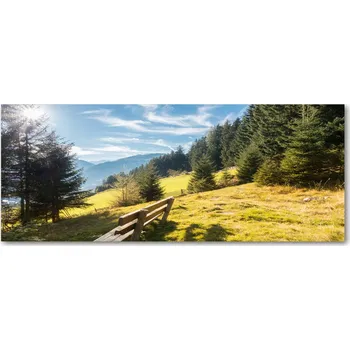 Obraz Lacobel sklo s fotopotiskem Podzim v horách XXL