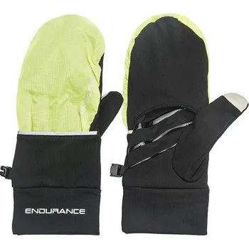 Rukavice Běžecké rukavice 2 v 1, větruodolné, termoaktivní Endurance L
