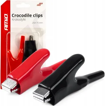 autokoberec Krokosvorky, svorky svorky autobaterie 25A AMIO-03046