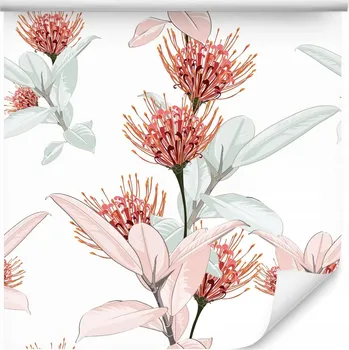 Fototapeta Tapeta do obýváku tropické KVĚTY listy příroda