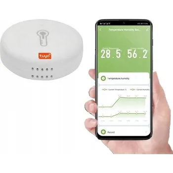 MINI ČIDLO TEPLOTY A VLHKOSTI TUYA ZIGBEE