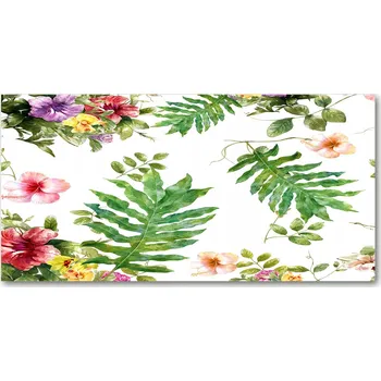 Obraz Panel do kuchyně Květinový vzor 140x70 cm + LEPIDLO