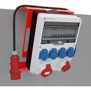 Rozvaděč Rozvaděč na stojanu s jištěním Siemens pTD-S/FI SET 32A 4x230V