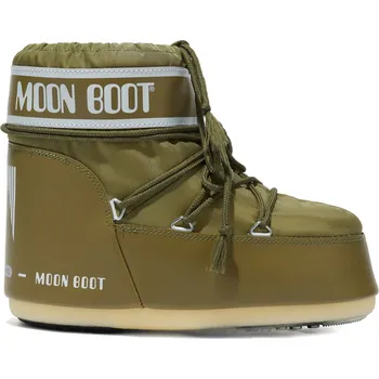 Pánská móda Dámské kotníkové zimní boty MOON BOOT-ICON LOW NYLON, 007 khaki Zelená 45/47