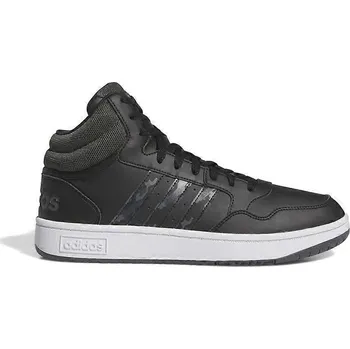 Pánská zimní obuv Pánské kotníkové zimní boty ADIDAS-Hoops 3.0 Mid WTR core black/grey six/cloud white Černá 46 2/3